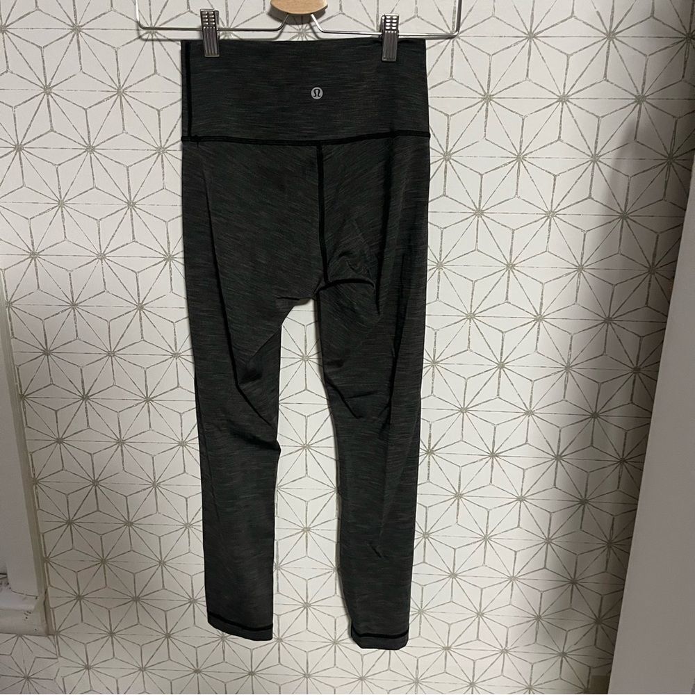 Lululemon Wunder Under Spacedye Charcoal Legging